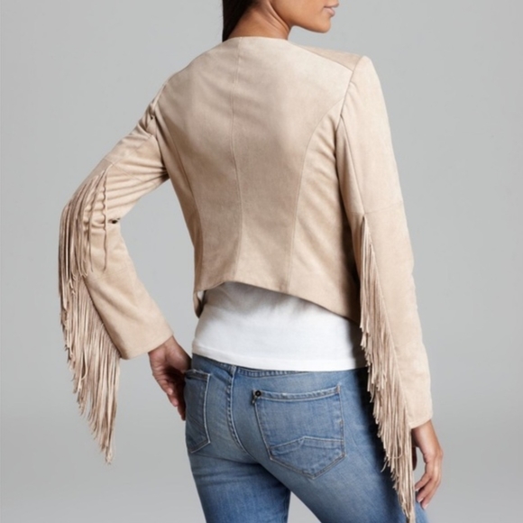 Guess Suede Fringe Jacket - Picture 2 of 3